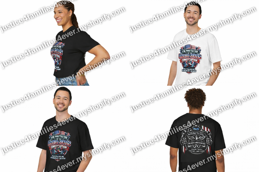 1 Fourth Amendment T-Shirt — 'Protected by the United States Constitution' Patriotic Rights Tee